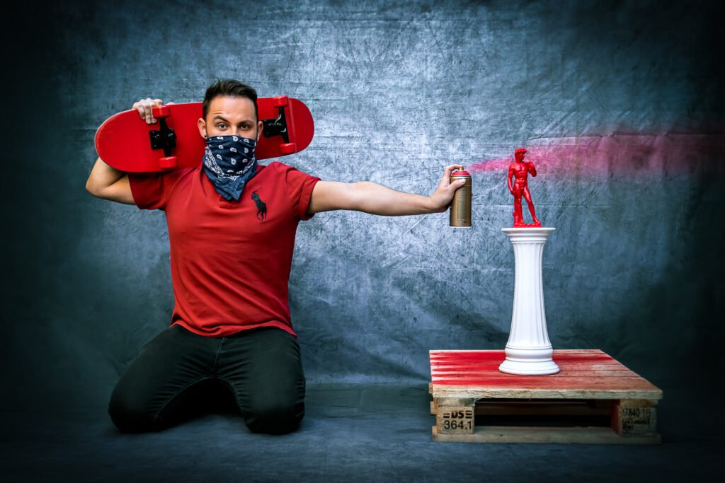 Shock Red Art Collection by Alix de Bretagne